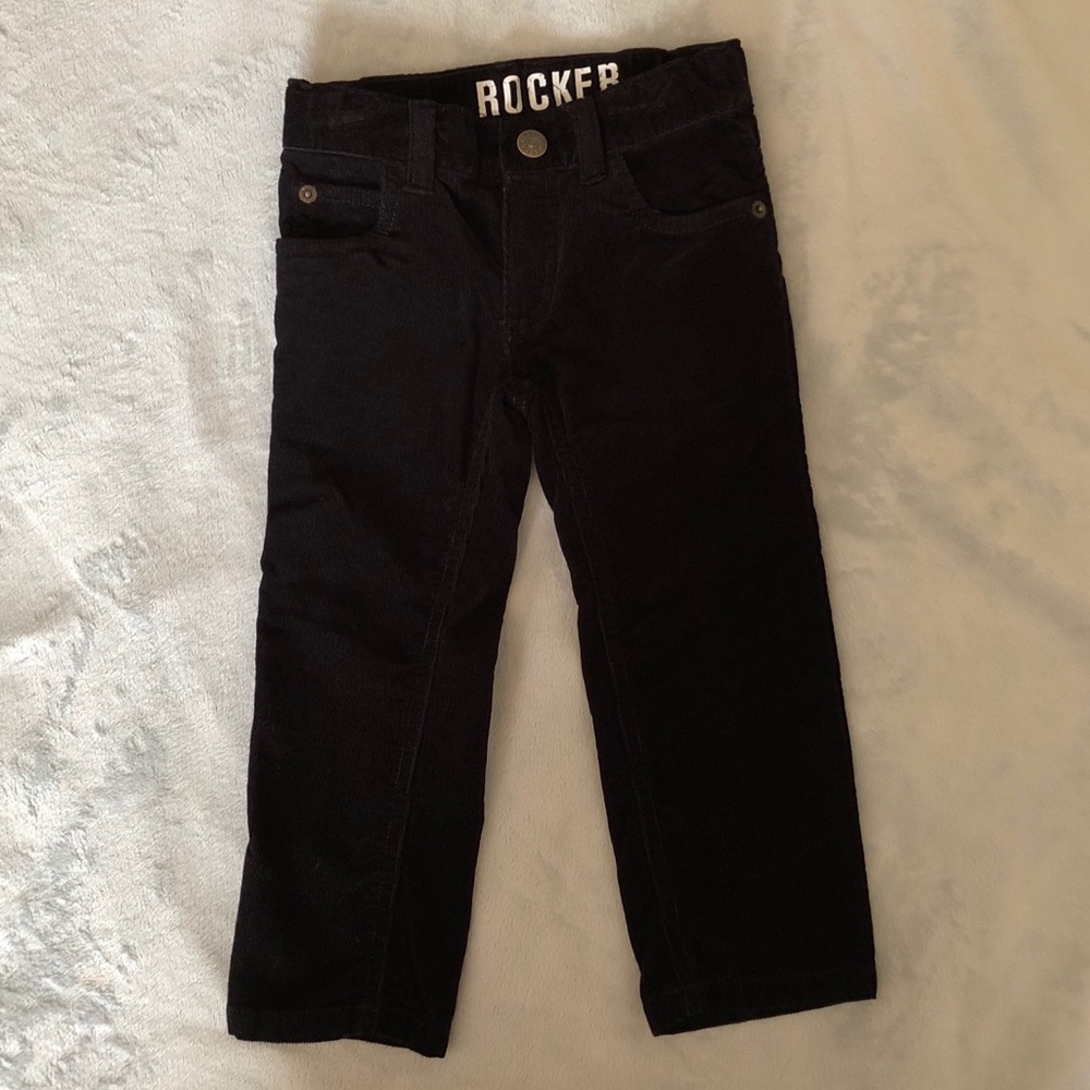 Crazy 8 Rocker Black corduroy jeans  size 2T